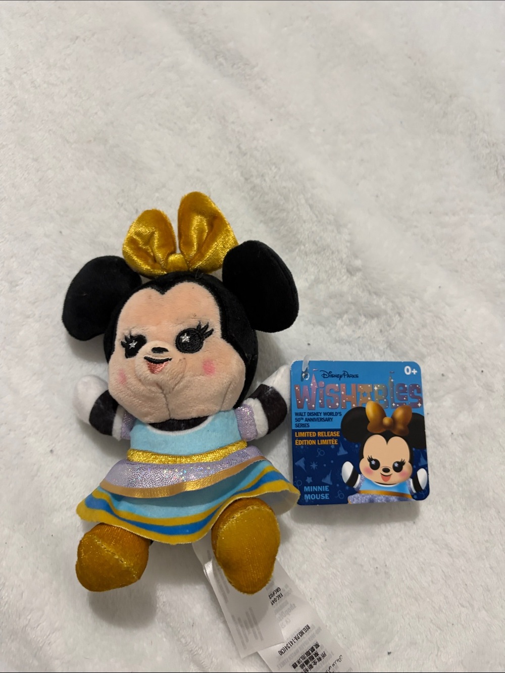New Disney Parks Wishables 50th Anniversary Collectible Mini Plush Minnie Mouse